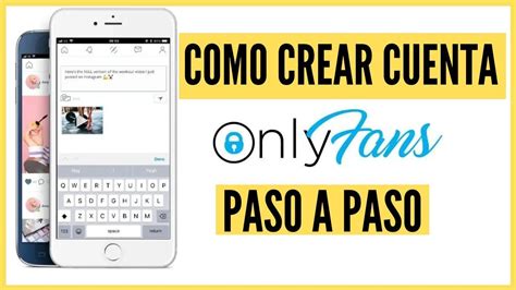 como crear una cuenta de onlyfans|Crear una cuenta en OnlyFans